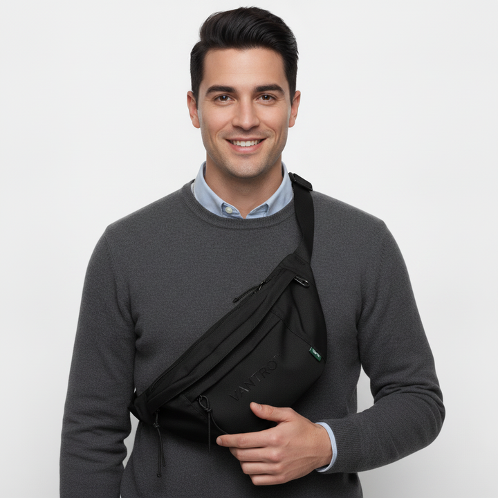 VANTRO™ – התיק שמשאיר את הידיים פנויות ואת כל מה שחשוב איתך